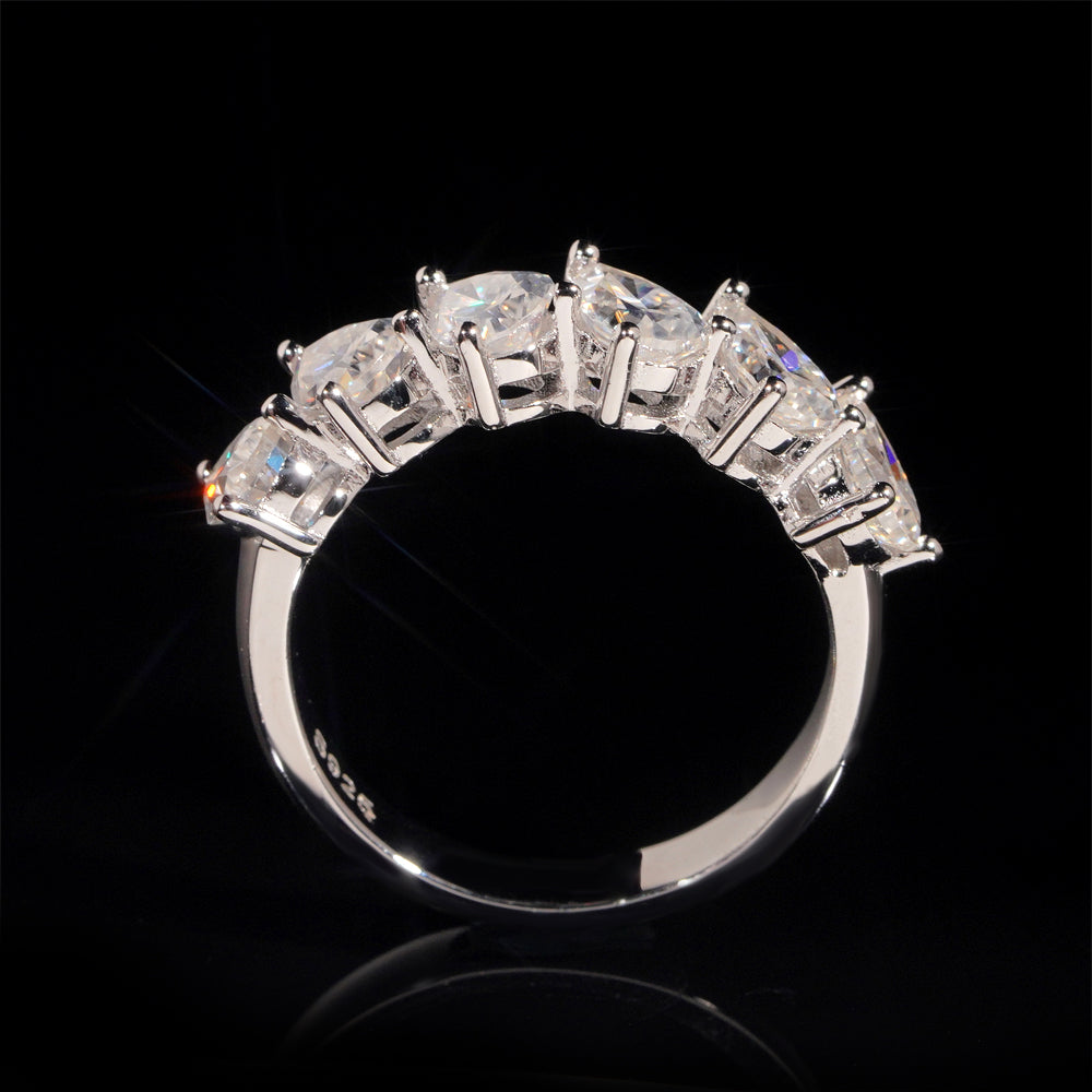 Moissanite Peardrop Ring 14K Gold